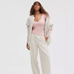 🍋 NWT Wundermost Ultra-Soft Nulu V-Neck Long-Sleeve Shirt Mink Berry Size XL